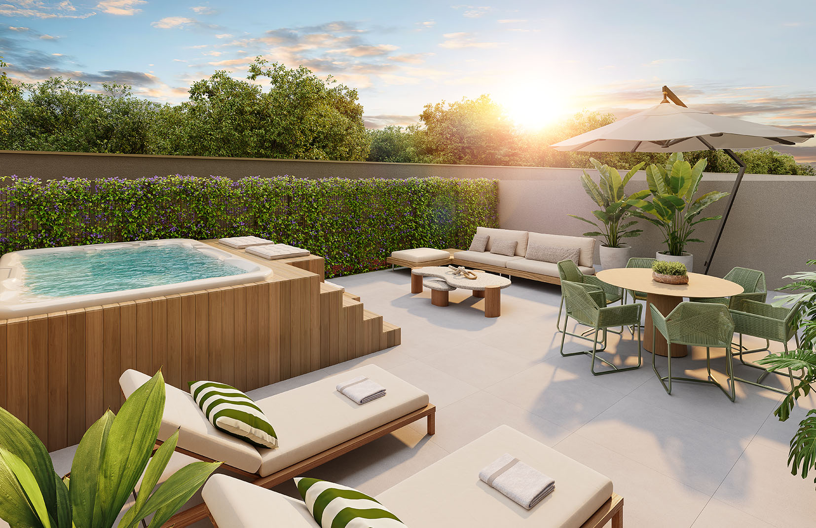 Apartamento garden no Breeze Barra da Tijuca