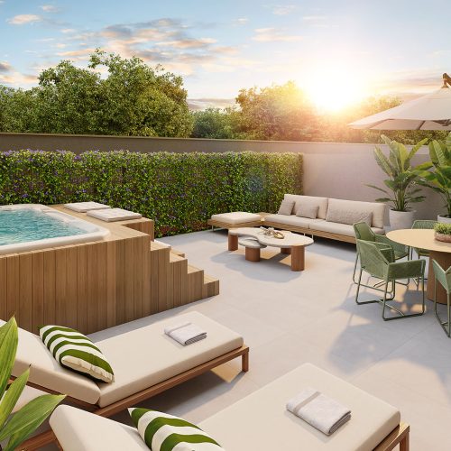 Apartamento garden no Breeze Barra da Tijuca